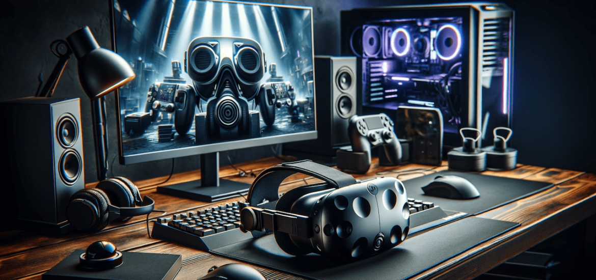 gafas realidad virtual setup gamer