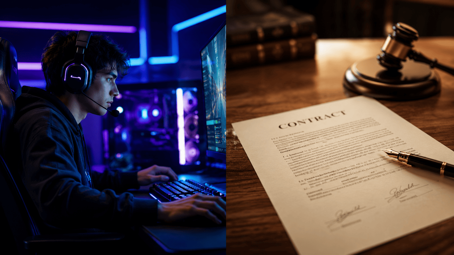 Contratos de trabajo en los eSports y creadores de contenido: Guía legal para no salir perdiendo